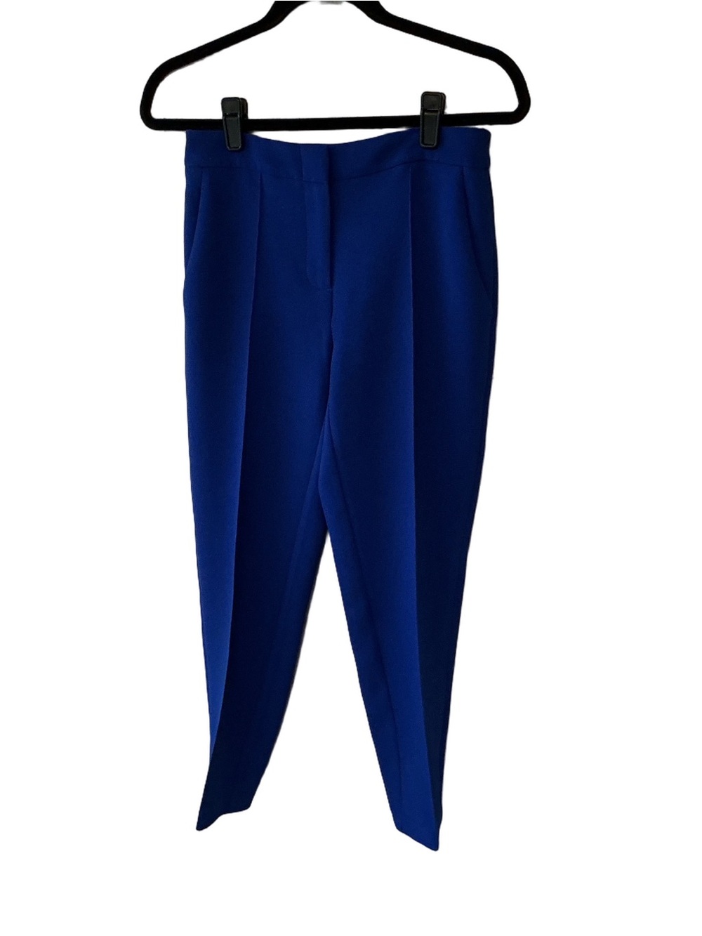 BCBGeneration Cropped Trouser Pants Electric Blue Size 0 Careerwear Office